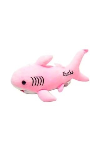 Peluş Köpekbalığı 28 Cm Pembe Balık Oyuncak PEMBE