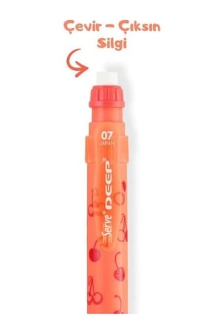 Serve Deep Versatil Kalem 0.7 Neon Kırmızı Kiraz Kırmızı