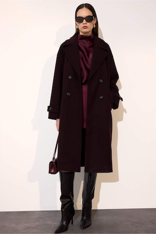 Defacto Regular Fit Kaşe Kaban F1197ax26spbr444 Bordo-br444