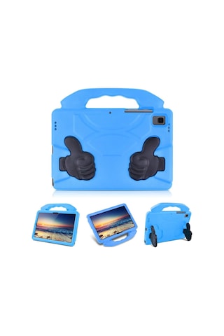 Samsung Galaxy Uyumlu Tab A9 Plus X210 X213 X215 X217 Kılıf Tutmalı Standlı Silikon Case