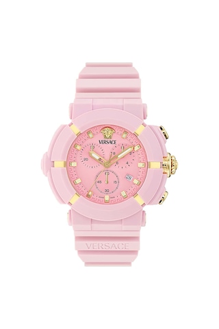 Versace Vrscve0l00425 Erkek Kadın Kol Saati Pembe
