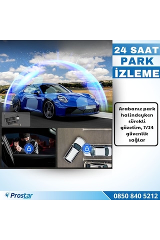 2 Kameralı 4k+1080p Ekransız Wıfı Gps 24 Saat Park Modu Özellikli Dashcam Kamera