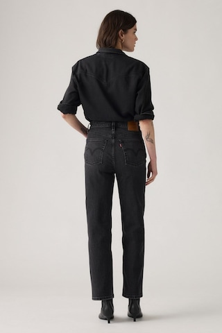 Levi's Ribcage Straight Ankle Loom About Med Indigo Pamuklu Kadın Jean-24595 Siyah