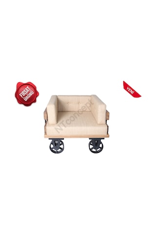 Ntconcept Ntconcept Masif Ağaç Loft Koltuk (353417912)