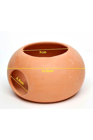 Doğal Balık Saklanma Kasesi Akvaryum Dekoru 11,5 Cm