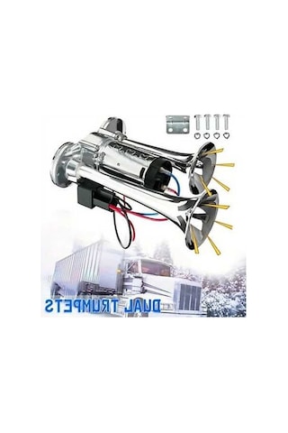 Pazly İlk Nesil Gümüş Düdük Air Horn Kamyon Gemi Araba Tren Kornası Yüksek Sesli Süper Uygun