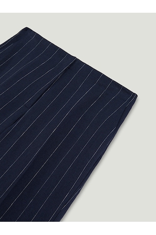 Çizgili Geniş Paça Pantolon Nocturne Varyant