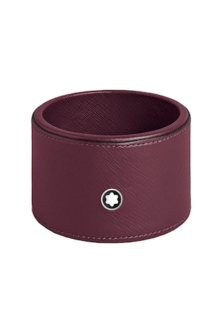 Montblanc Cassis Derisi Orta Boy Yuvarlak Masa Tepsisi 134683 Bordo
