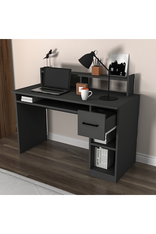 Arnetti Eslem Çalışma Bilgisayar Masası Antrasit