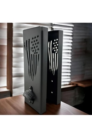 Moly Şişe Aç.lı Kutu Soğutucu Tutucu, 40x9x9cm Siyah, Bira Sevenler İçin Siyah