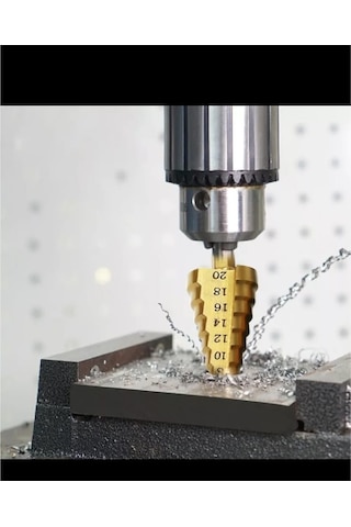 Kademeli Matkap Ucu 4-12mm Bits Saplı Hss -Kozalak Uç