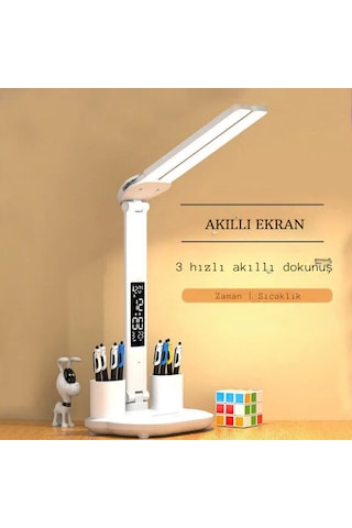 Monozone 5in1 Çok Fonksiyonlu Şarjlı Masa Lambası