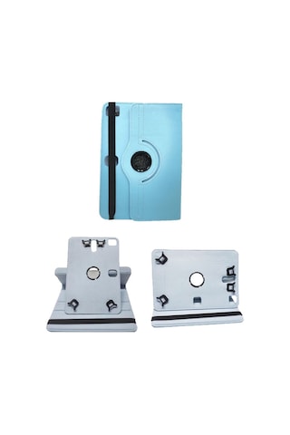 Hometech M8ms Uyumlu Kılıf 360 Dönerli Unıversal Standlı Kılıf + Nano Ekran Koruyucu + Kalem Kapaklı Kılıf