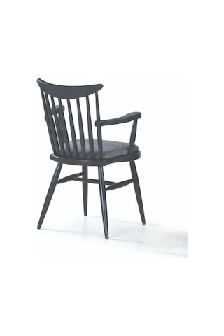 Cotswold Ahşap Kolçaklı Sandalye Ceviz - Kahverengi