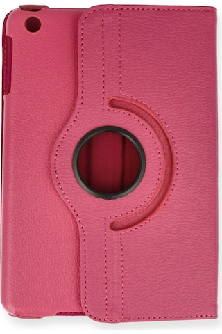 Cosmotex Newface iPad Uyumlu Mini 1 Kılıf 360 Tablet Deri Kılıf - Pembe