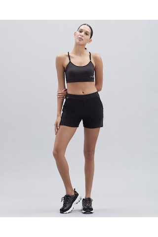 Skechers W Mid Support Essential Bra Kadın Siyah Sporcu Sütyeni S212271-001