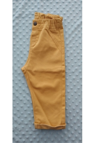 Kidaxi Kız Bebek Dokuma Pantolon 6-36 Ay Sarı