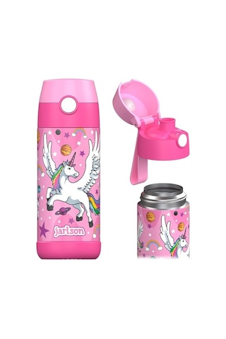 Çocuk Su Şişesi Yalıtımlı Paslanmaz Çelik Su Şişesi Bpa Içermez Sızdırmaz Okullar Ve Anaokulları Için Bardak Kapaklı Çocuk Şişesi 5pjyzd Diğer