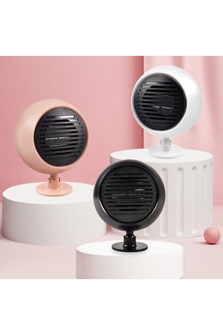 Geeksen Taşınabilir Oto Kaloriferi Küresel Oto Kaloriferi Kış Buz Çözme Buğu Çözücü Beyaz