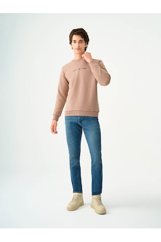Loft Erkek Sweatshirt Açık Kahverengi Lf2037100 25kp69000085 P69179 Açık Kahverengi