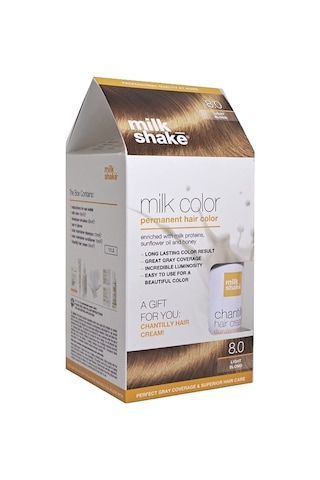 Milk Shake No:8 Açık Kumral Kalıcı Saç Boyası