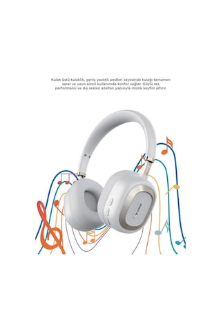 Torima HD70 Bluetooth Kulaklık Kulak Üstü Kablosuz Kulaklık