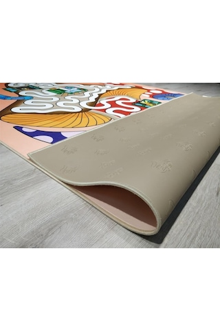 Doğuş 3Boyutlu Halı 3D-918 Mantar Ev 100X140 Cm Çocuk Halısı Çok Renkli