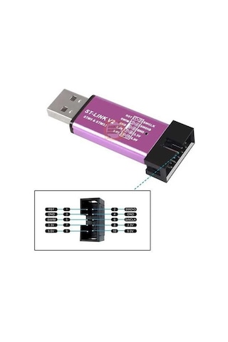 St-link V2 Mini Programlayıcı-stm32 Ve Stm8