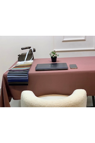 Nivemeshome Keten Trend Masa Örtüsü Gül Kurusu Apm Çok Renkli