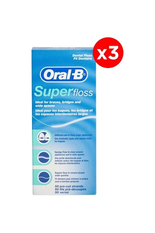Diş İpi Super Önceden Kesilmiş 50 Adet 3lü Paket