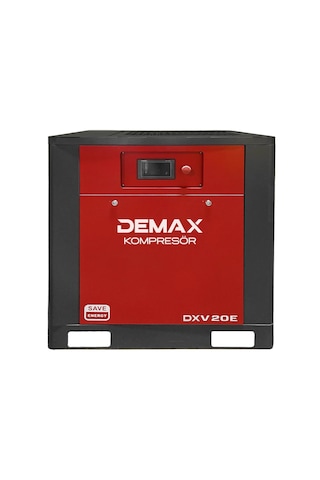 Demax 20 Hp İnventörlü Vidalı Hava Kompresörü Tek Makine