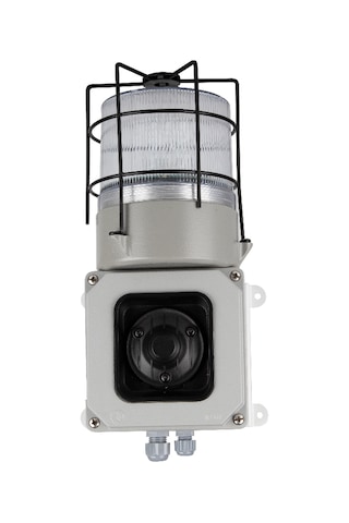 İlx Sanayi Tipi Işıklı Siren Metal Gövde - Hd Serisi 12-24 Vdc /