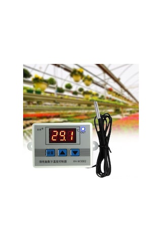 Fosenze Xh-w3002 Dijital Termostat - 0.1 Derece Hassasiyetli Sıcaklık Kontrolü, 24v Girişli Mikroişlemci Kontrolcü