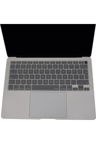 Apple Uyumlu MacBook Air M1 13.3inç Klavye Koruyucu Touchıd'li Us-abd İngilizce A2179 A2337 İle Şeffaf