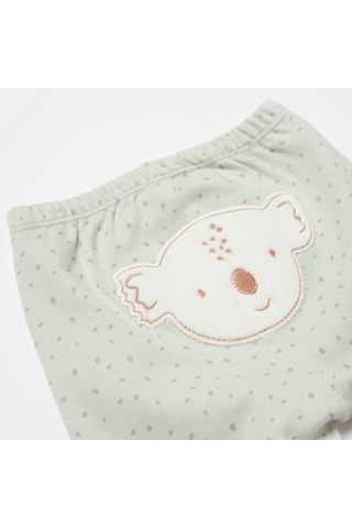 Biorganic Koala Jungle Patikli Bebek Pantolonu 57888 Mint