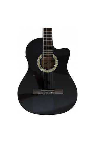 Almira Mg917ce-bk Elektro Klasik Gitar - Siyah Orta Seviye - Cut