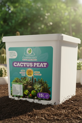 Cactus Peat 15 Litre Kaktüs Ve Sukulent Yetiştirme Torfu 15 L