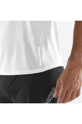 Salomon Salomon Sense Aero Ss Erkek Koşu T-shirt Beyaz 18034 Beyaz