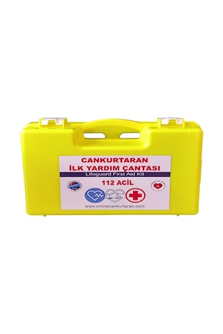 Cankurtaran İlk Yardım Çantası Abs Tssf Yönetmeliğene Uygun Sarı