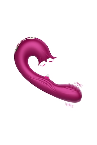 Ruicoo Kadınlar İçin 7 Dilli Titreşimli Masaj Aleti, 10 Vuruşlu Ve Ipx7 Su Geçirmez, G-noktası Uyarıcı, 300mah Şarjlı Çok Renkli