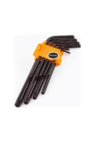 Protec Profesyonel Delikli Torx Alyan Seti Güçlendirilmiş Çelik 9