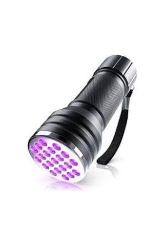 Uv Fener 21 Led -Ultraviyole Mor ışık Siyah