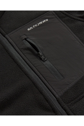 Skechers W Full Zip Polar Kadın Siyah S2620082-3817