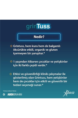 Grintuss Yetişkin Şurup 2 x 128 G