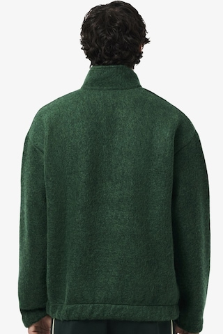Lacoste Loose Fit 1/4 Zip Men's Cotton Sweatshirt Erkek Bol Kesim Dik Yaka 1/4 Fermuar Sweatshirt Yeşil Yeşil