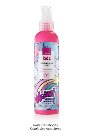 Avon Kids Wow Çocuklar İçin Meyve Kokulu Saç Açıcı Sprey 3 x 200 ML