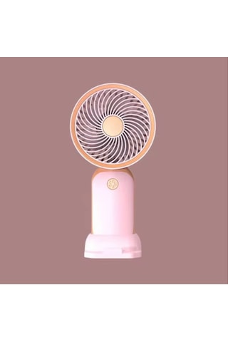 Avuç İçi Taşınabilir Şarjlı Mini Vantilatör El Fanı Pembe Dd8024b