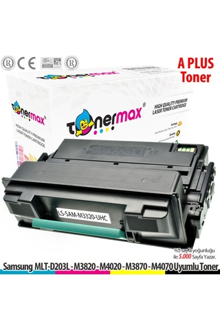 Samsung Mlt-d203l A Plus Uyumlu Toner/ Sl-m3820 / Sl-m3870 / Sl-m4020 / Sl-m4070