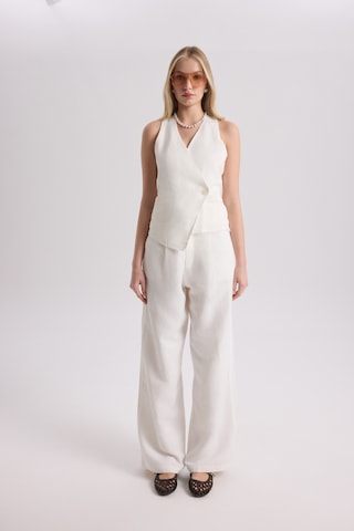 Mai Collection Mai Studios Co. Nagmetah Sırt Pencereli Ekru Yelek Pantolon Takım Ekru
