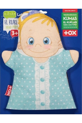 Tox Bebek Aile Bireyleri Keçe El Kukla T338 . Eğitici Oyuncak